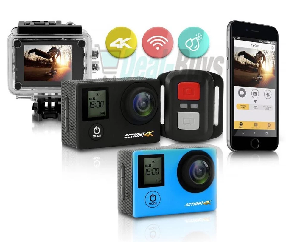 Serene-Life SL4KDS 4K Ultra HD WiFi Camera 1080p+ Action Camera & Camcorder - Image 1 of 1