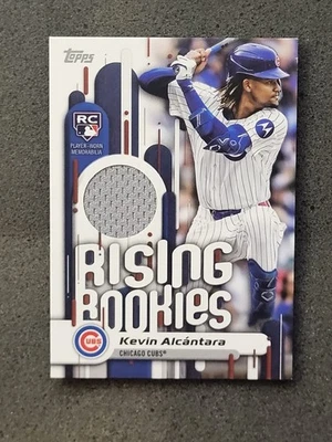 2025 Topps Update Rising Rookie Relics Kevin Alcantara #RRR-KA (MEM,RC) Cubs - Image 1 of 2