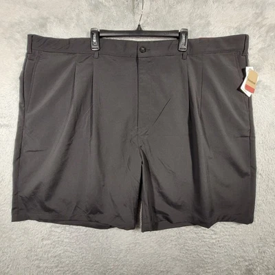 Reebok Golf Mens Black Pleated Shorts Size 56 Speedwick Continuous Comfort NWT - Image 1 of 4