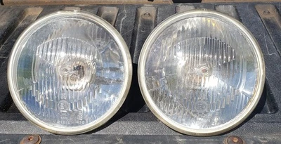 2 of CIBIE E2 185 230 European France Headlights 5.5" Round with Bulb & Housing - Imagem 1 de 4