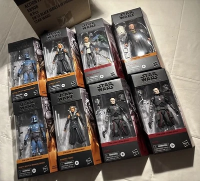 Caja de 8 - Figuras de acción Hasbro Star Wars Black Series Bad Batch Death Watch 6" Foto 1 de 4