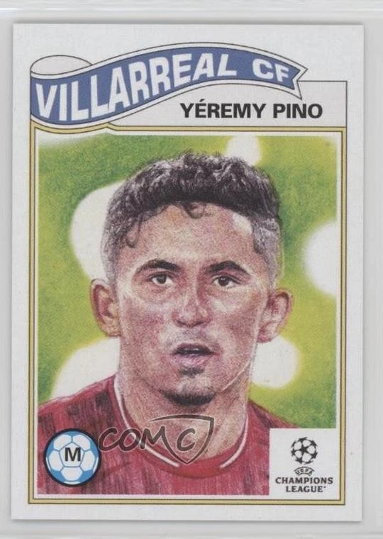 2021 Topps UCL Living Set /674 Yeremy Pino Yéremy Pino #395 Rookie RC - Image 1 of 2