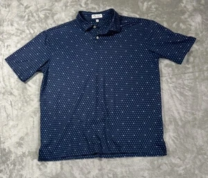 Peter Millar Summer Comfort Golf Polo Navy Blue W/ Skulls Youth XL 13-14 - Picture 1 of 11