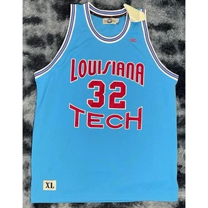 Karl Malone #32 Throwback Louisiana Tech University Jersey Men's Size XL - Picture 1 of 4