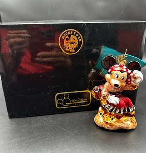 2007 CHRISTOPHER RADKO DISNEY PIRATE MINNIE EXC TO DISNEY PARKS 5" ORNAMENT - Picture 1 of 16