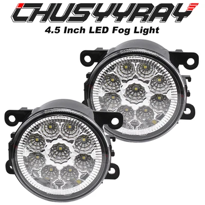 For Nissan LEAF 2011-2017 Bumper Lamp LED Fog Lights White 2x - Image 1 of 4
