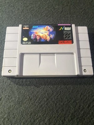 Star Trek: The Next Generation (Super Nintendo SNES, 1994) Tested Working - Image 1 of 4