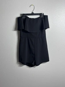 Mameluco negro sin tirantes Charlotte Russe para mujer talla S - Imagen 1 de 7