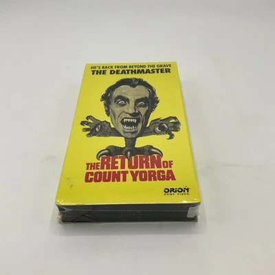 VHS 📼 The Return of Count Yorga 1971/1993 Orion Video New Sealed - Image 1 of 4
