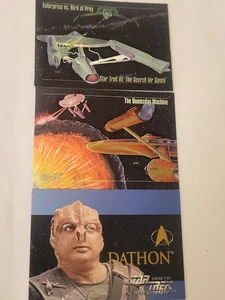 3 Random Vintage Star Trek Trading Cards - Picture 1 of 2