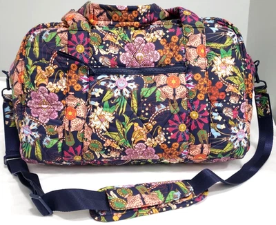 Bolso Vera Bradley Star Wars Power The Force Floral Miramar Weekender EXACTAMENTE NUEVO CON ETIQUETAS Foto 1 de 4