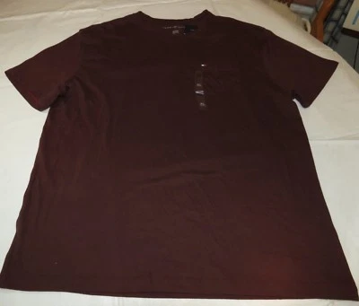 Mens Tommy Hilfiger short sleeve cotton t shirt S 78B2812 450 wine burgandy - Image 1 of 3
