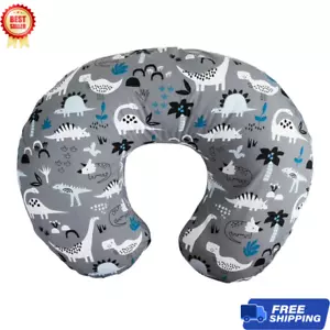 Boppy Stillkissen Original Support, graue Dinosaurier Neu & Markenware - Bild 1 von 4