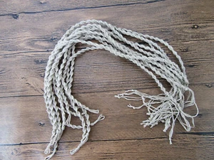 60Pcs Handmade Knitted Hemp Unfinished Necklaces Jewelry Accessories - Picture 1 of 3