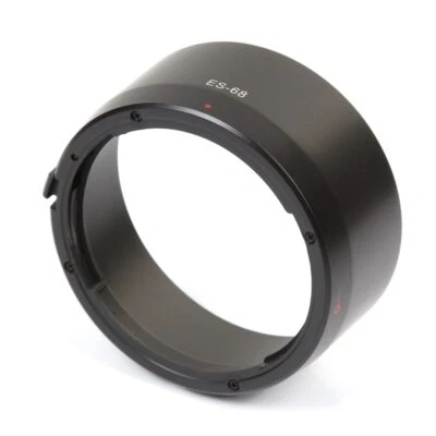 52mm Metal Lens Hood For Canon EF 50m f/1.8 II Nikon 50mm f1.8D / F1.4D 18-55mm - Image 1 of 4