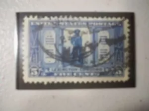 USA Use, 1925 Issue, Scott #619, 5 Cent Lexington Concord Issue, Dark Blue - Picture 1 of 1
