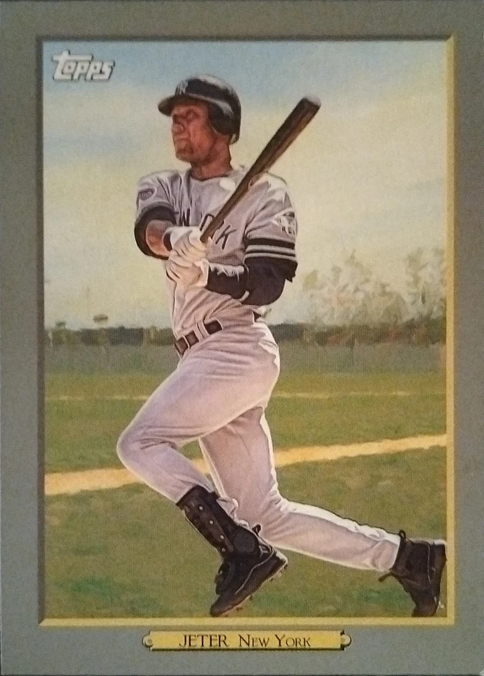 2020 Topps Update Turkey Red 2020#TR-49 Derek Jeter Turkey Red 2020 Blue - Image 1 of 1