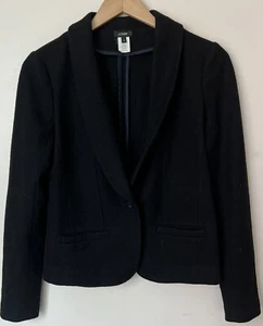J. Chaqueta Esmoquin Crew Vintage Lana Hervida Sin Estructura Cuello Chal 4 Negra - Imagen 1 de 6