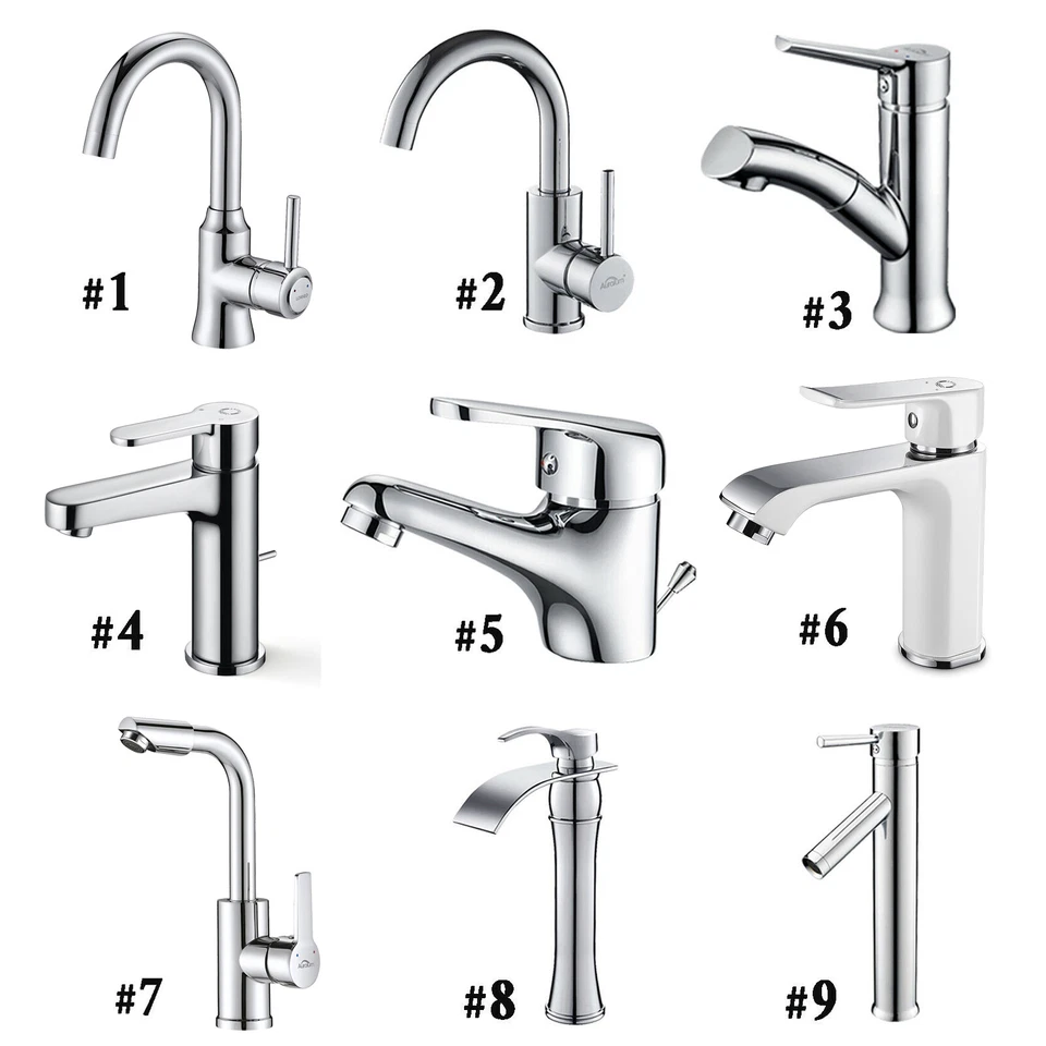 Waschtischarmatur Waschbecken Wasserhahn Mischbatterie Badarmatur Einhandmischer - Bild 1 von 1