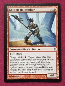 Magic The Gathering TIME SPIRAL KELDON HALBERDIER red card MTG - Picture 1 of 2