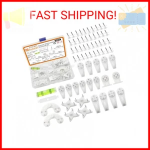 Dianrui 66PCS Concrete Wall Hooks Kit Invisible Nail Wall Screw Hangers Picture - Picture 1 of 2