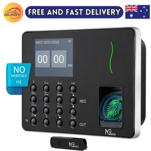 NGTeco Time Clock in Machine, Fingerprint Attendance Machine, Time Clock W3-AU - Picture 1 of 7