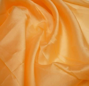 Mocassin Tissue Organza Fabric Cloth Material for dresses , Craft,Art 1 YARD - Picture 1 of 3
