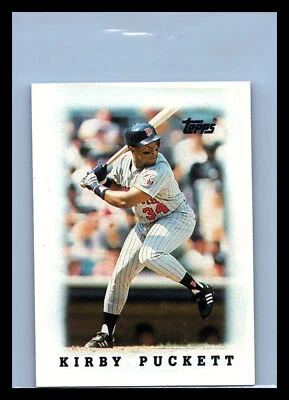 1988 Topps Major League Leaders Minis Kirby Puckett #23 - Image 1 of 2