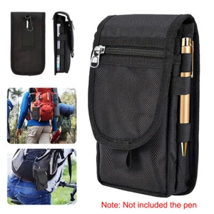 Large Capacity Men's Wallet Phone Pouch Waist Belt Loop Bag Card Holder Outdoor - Picture 1 of 13