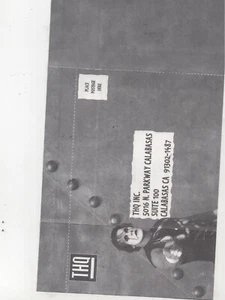 THQ Wrestling? Registration Card PSX INSERT ONLY Authentic Original - Picture 1 of 1