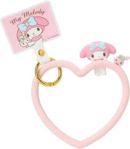 Sanrio My Melody Phone Ring Strap Silicone Adjustable Grip Holder 550795 JPN New - Picture 1 of 12