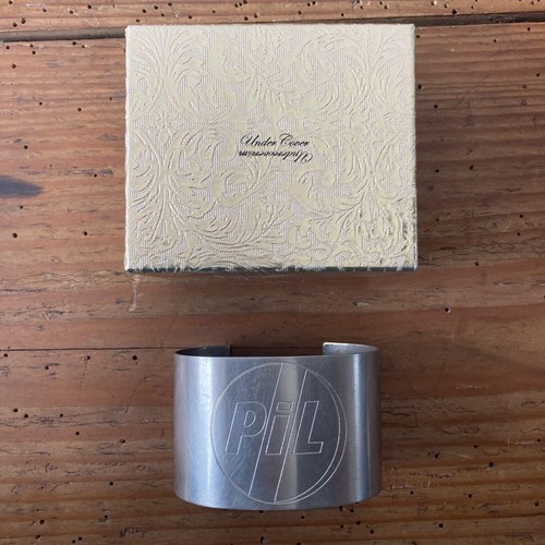 UNDERCOVER Bracciale PIL Public Image Ltd Logo con Scatola Sottocoperta Raro Argento Ottone JP