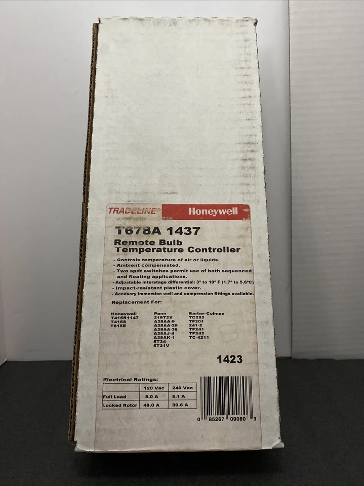 HONEYWELL T678A1437 TELECOMANDO LAMPADINA REGOLATORE TEMPERATURA - Immagine 1 di 2