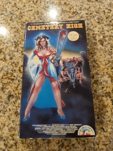 CEMETERY HIGH ‘89 VHS UNICORN VIDEO HORROR HTF GORMAN BECHARD RARE! - Picture 1 of 5