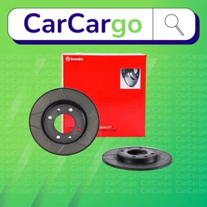 Brembo Solid Grooved Rear Brake Discs Pair Peugeot 206 1.4 HDi 2002-2007 247 mm - Picture 1 of 9