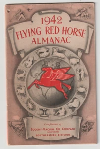 Mobil Oil 1942 Almanacco Cavallo Rosso Volante Pegaso Attrezzatura Agricola Manutenzione 63 Pg - Foto 1 di 1