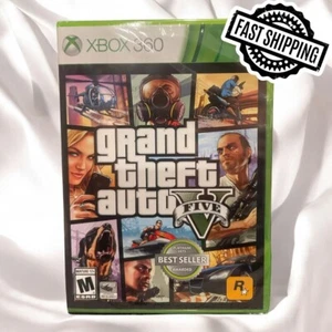 Grand Theft Auto V  Microsoft Xbox 360 2013 SEALED BRAND NEW FREE SHIPPING - Picture 1 of 11