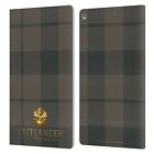 OFFICIAL OUTLANDER TARTANS LEATHER BOOK WALLET CASE FOR AMAZON FIRE