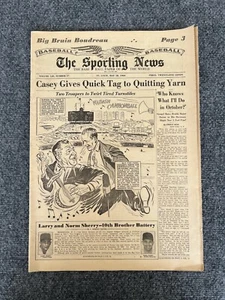 The Sporting News May 11 1960 “Casey Gives Quick Tag To Quitting Yarn” VTG MLB - Picture 1 of 5