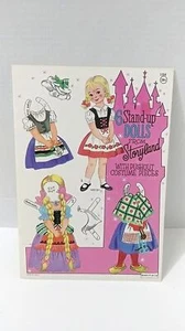 Vintage Saalfield Uncut Storyland Paper Dolls Book - Picture 1 of 8