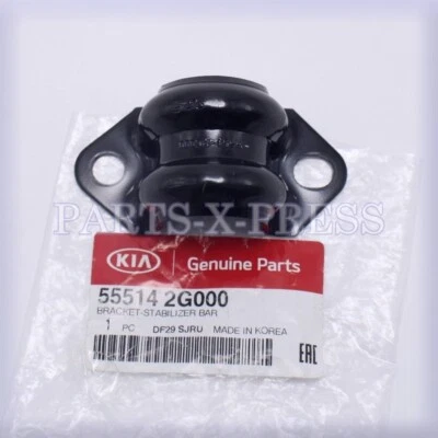 GENUINO OEM HYUNDAI ACCENT KIA SUSPENSIÓN ESTABILIZADOR BARRA ESTABILIZADORA SOPORTE 555142G000 Foto 1 de 4