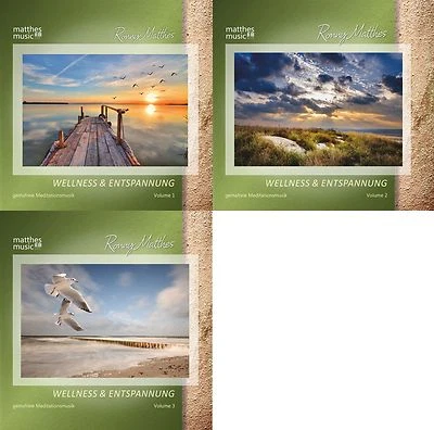 3 CDs "Wellness & Entspannung" (Vol. 1 - 3), Gemafreie Entspannungsmusik, Aktion - Bild 1 von 4