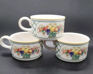 Villeroy & Boch BASKET 1748 Porcelain Tea/Coffee Cup 2"Tall - West Germany 3x - Picture 1 of 9