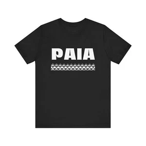 Paia Maui Tribal Hawaiian shirt Island Wear Unisex Jersey Short Sleeve Tee - Picture 1 of 13