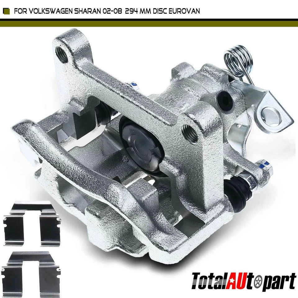1x Pinza de freno de disco para Volkswagen Sharan 02-08 EuroVan 280 mm disco trasero derecho Foto 1 de 4