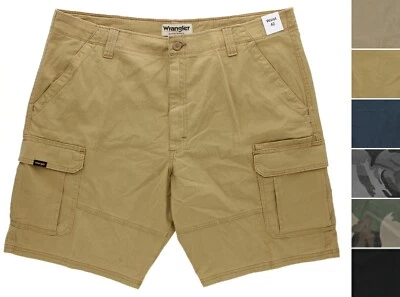 Wrangler Authentics Men's Cargo Shorts Big & Tall Distress Stretch-Fit, 7-Pocket - Image 1 of 4
