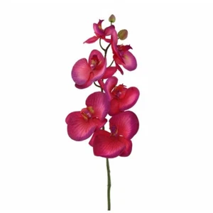 Künstlicher Orchideenstiel Latex 75 cm Candy Cerise rosa - Bild 1 von 1