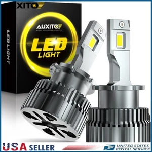 AUXITO D2S 80000LM LED Headlight High Low Beam HID Xenon Replace Bulbs 6500K D - Picture 1 of 11