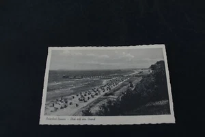 Old Postcard Baltic Sea Resort Bansin View of the Beach - Picture 1 of 3