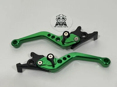GY6 SCOOTER 150CC ADJUSTABLE BRAKE LEVERS HANDLE DISC & DISC DARK GREEN - Image 1 of 2